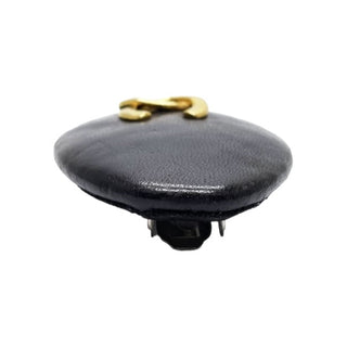 Chanel Dark Brown Coco Mark Hair Clip