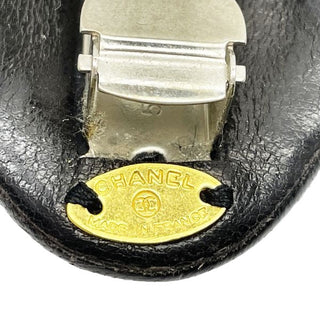 Chanel Dark Brown Coco Mark Hair Clip