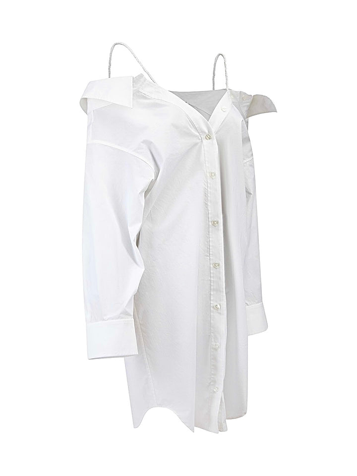 【Alexander Wang】Off-the-shoulder dress with ruches Alexander Wang Off-the-shoulder Dress With Ruches – Ellie Belle