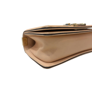 Chanel Beige Caviar Leather Mini Boy Bag With Gold Hardware