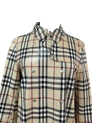 Burberry PVC Haymarket Check Coat