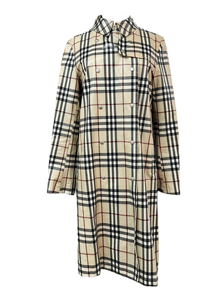 Burberry PVC Haymarket Check Coat
