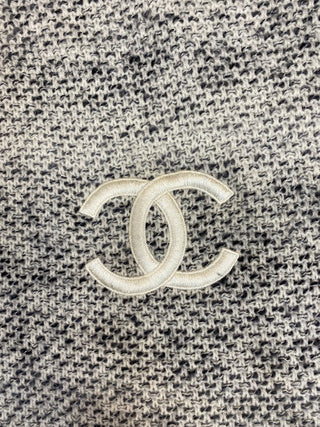 Chanel Grey Cashmere Scarf