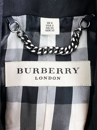 Burberry Black Tailored Blazer