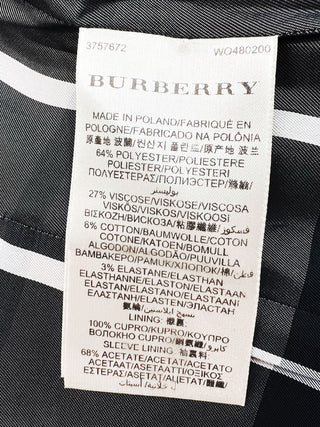 Burberry Black Tailored Blazer
