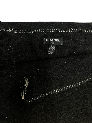 Chanel Black Scarf
